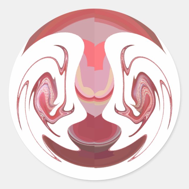 Adesivo Maroon Majestade: Radiância Russa Texturizada Afri (Frente)