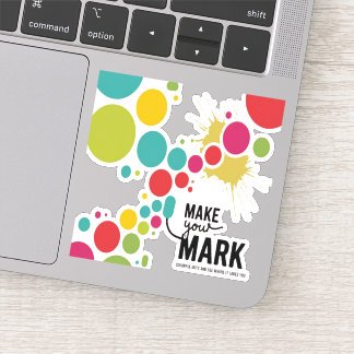 Adesivo marque seus pontos coloridos