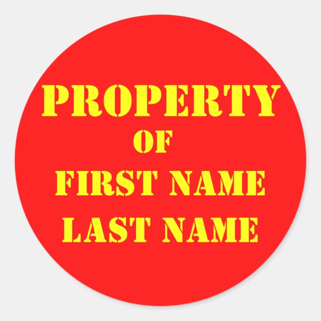 ADESIVO MARQUE SUAS "COISAS" (Frente)