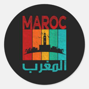 Adesivo Marrocos Antigo Eu Amo Mapa de Marrocos Futebol Ma