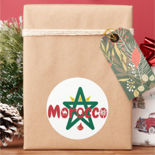 Adesivo Marrocos é uma porta para a história, um sino de b