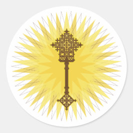 Adesivo Marrom Tradicional Etiópia Design