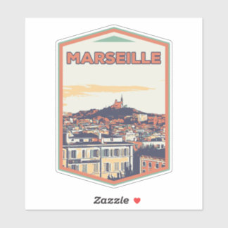 Adesivo Marselha cidade França é minha orgulhosa cidade na
