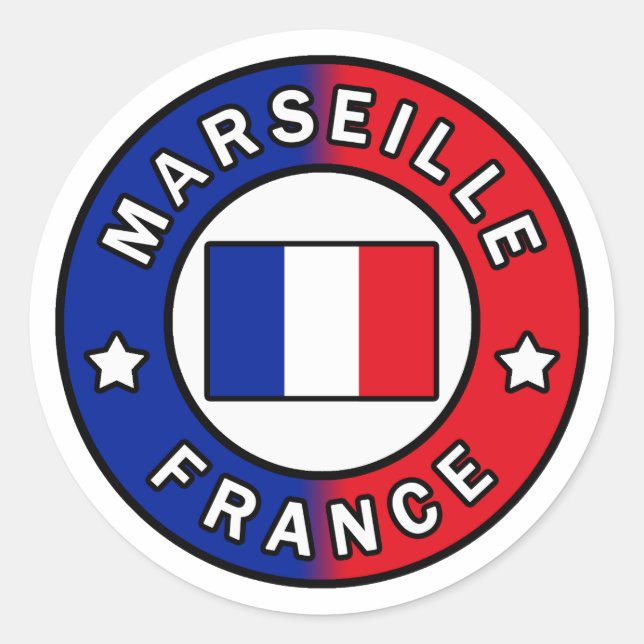 Adesivo Marselha França (Frente)