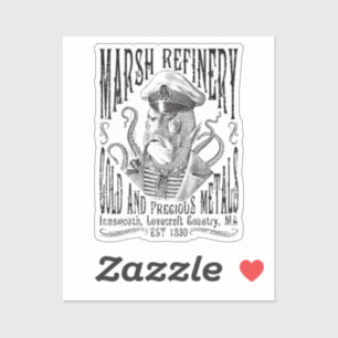 Adesivo Marsh Refining Company Innsmouth Lovecraft