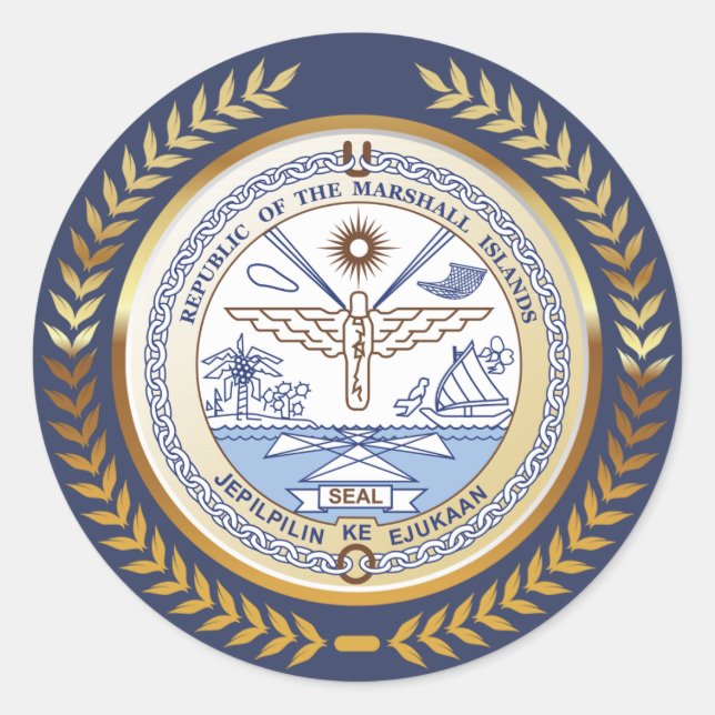 Adesivo Marshall Islands Seal (Frente)