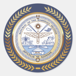 Adesivo Marshall Islands Seal