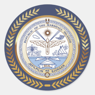 Adesivo Marshall Islands Seal