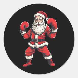 Adesivo Mart de Natal do Boxer do Santa Claus Boxer