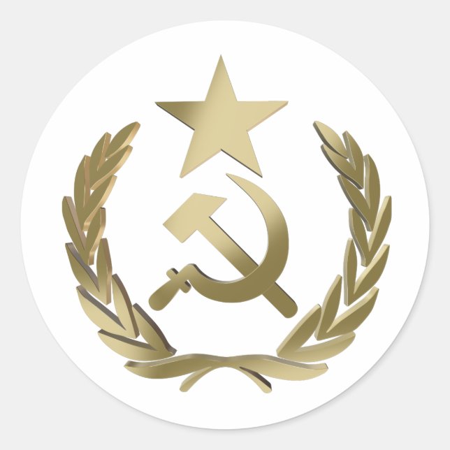 Adesivo Martelo e foice (Frente)