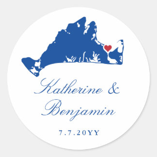 Adesivo Martha's Vineyard Edgartown Marinha