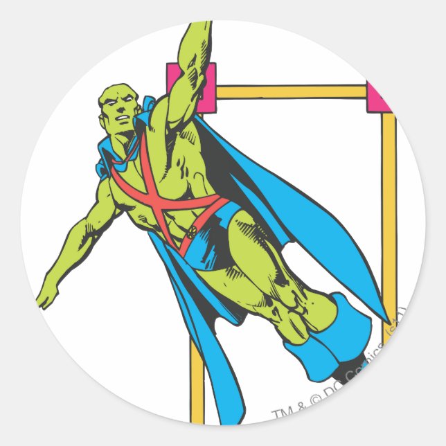 Adesivo Martian Manhunter Soars (Frente)