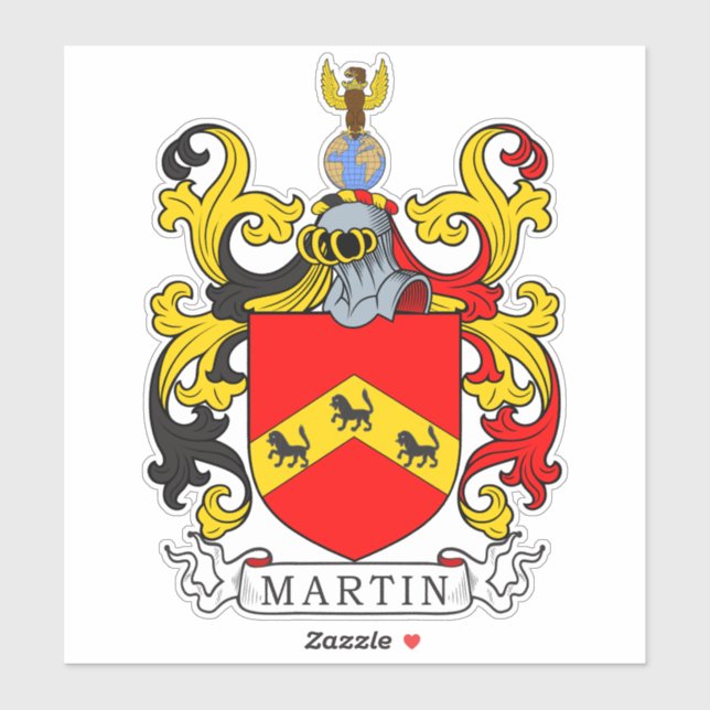 Adesivo Martin Family Crest (Folha)