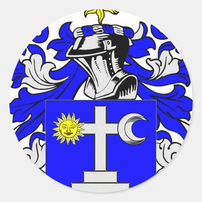 Adesivo Martin (Irlandês) Casaco de Armas (Frente)