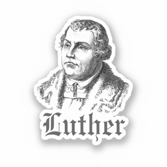 Adesivo Martin Luther (Frente)