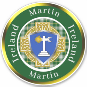 Adesivo Martin Shield & Celtic Cross Personalizado
