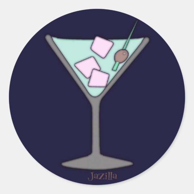 Adesivo Martini Quick Sky Stickers (Frente)