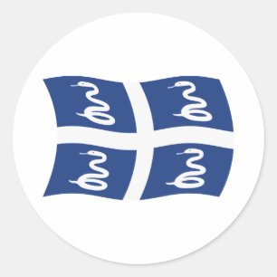 Adesivo Martinique Flag Sticker