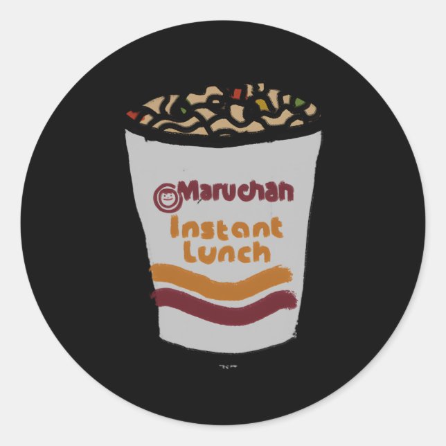 Adesivo Maruchan Instant Lunch Ra Noodle Doodle (Frente)