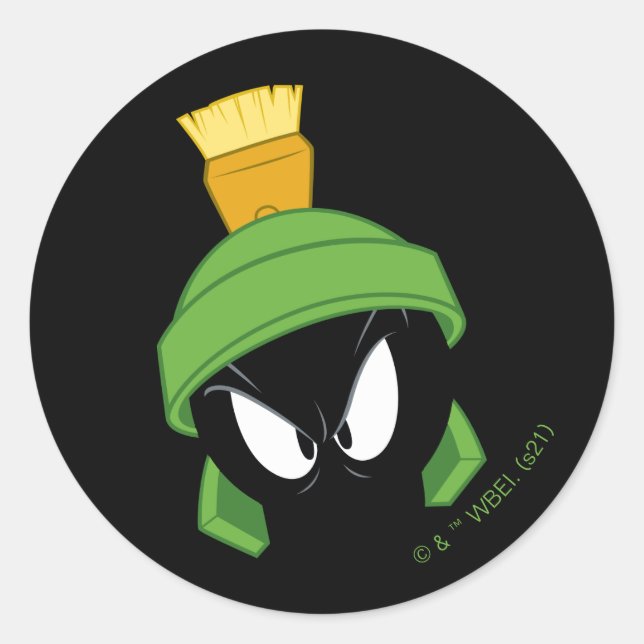 Adesivo MARVIN, O MARTIAN™ Angry Face (Frente)
