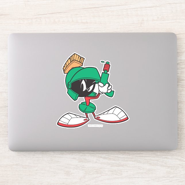 Adesivo MARVIN THE MARTIAN™ with Laser Ponted Up (MARVIN T (Computador)