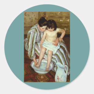 Adesivo Mary Cassatt's The Child's Bath (cerca de 1892)