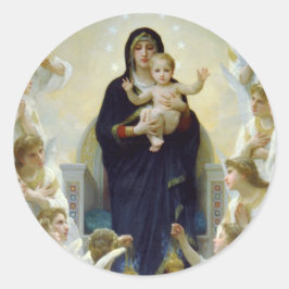Adesivo Mary com Anjos - Regina Angelorum