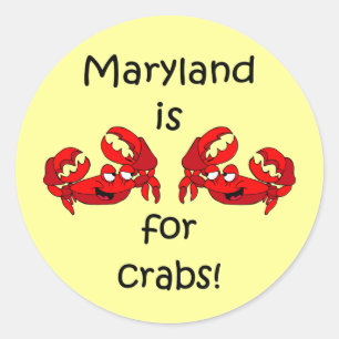 Adesivo Maryland é para Crabs