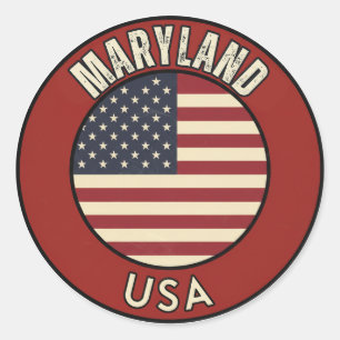 Adesivo Maryland Estados Unidos da América
