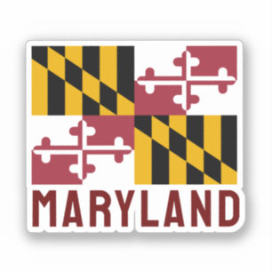 Adesivo Maryland Flag