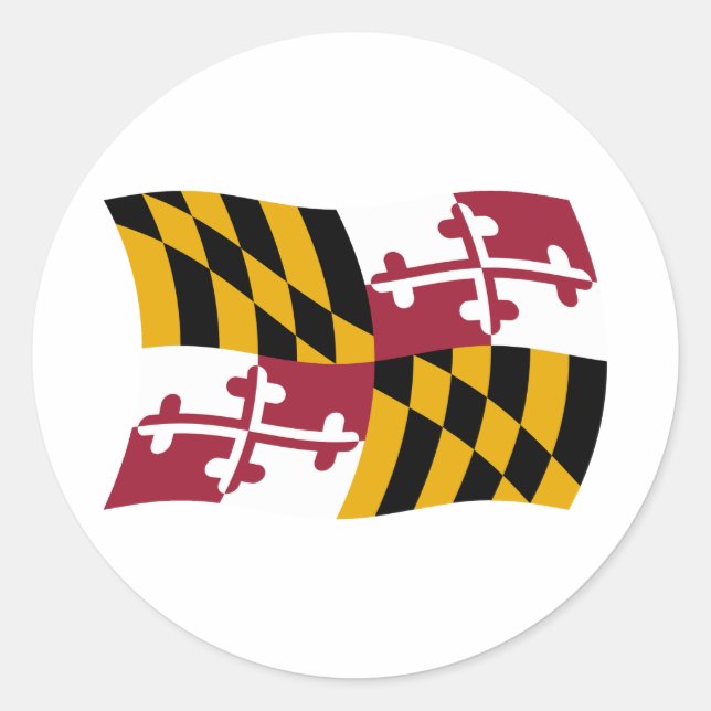 Adesivo Maryland Flag Sticker (Frente)