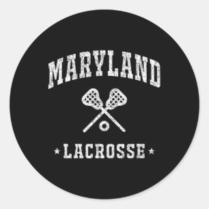Adesivo Maryland Lacrosse Vintage Gameday Retro Lacrosse L