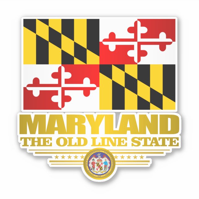 Adesivo Maryland Pride (Frente)