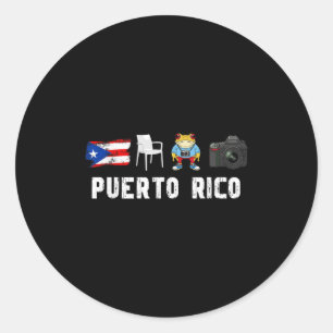 Adesivo Más Fotos Porto Rico Bandeira Riquenha Funny Sapo