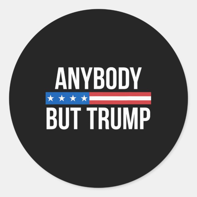 Adesivo Mas o Presidente Trump Donald Trump 2024 (Frente)