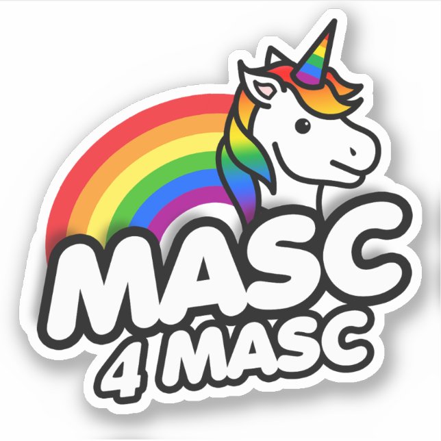 Adesivo Masc para masc (Frente)