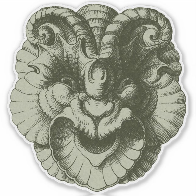 Adesivo Máscara de Gárgula 4 (Frente)
