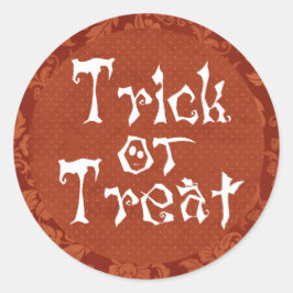 Adesivo Máscara de Halloween 'Trick or Treat'