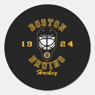 Adesivo Máscara de hóquei Boston Bruins preta licenciada o