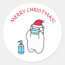 MÁSCARA DE URSO DE NATAL E CHAPÉU DE PAPAI NOEL Ad