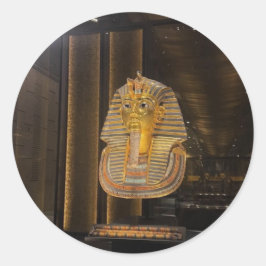 Adesivo Máscara dourada de Tutancâmen museu egípcio, Artef