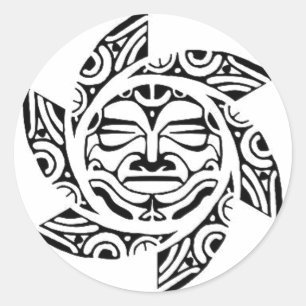 Adesivo Máscara maori