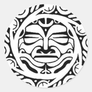Adesivo Máscara maori