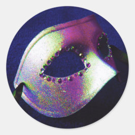 Adesivo Mascarada Azul Meia-Noite