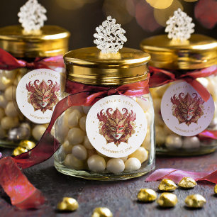 Adesivo Mascarada Motif Sweet 16 Red Dourado ID1032