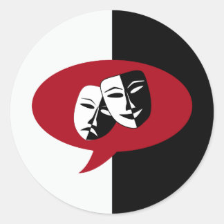 Adesivo Máscaras da comédia e da tragédia