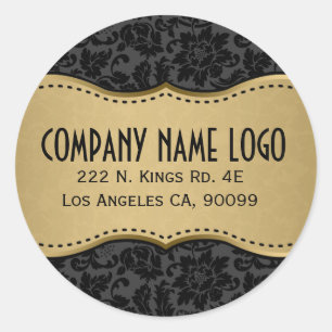 Adesivo Máscaras Douradas E Pretas Elegantes