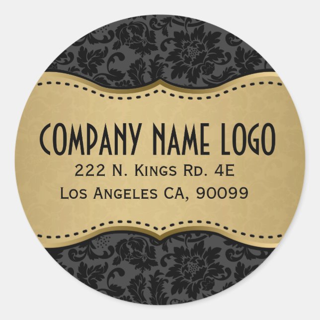 Adesivo Máscaras Douradas E Pretas Elegantes (Frente)