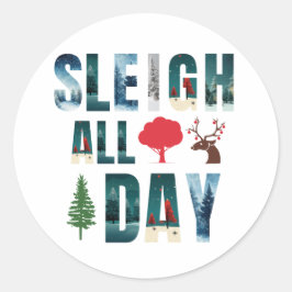 Adesivo Máscaras Negros Letras Cenas de Inverno 'Suspirar 