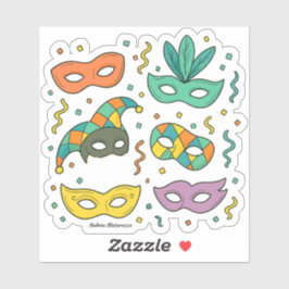 Adesivo Máscaras Voadoras